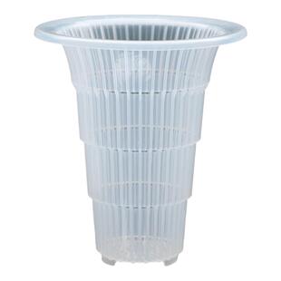 美莳透明控根兰花盆塑料树脂透气兰花专用盆加厚大号专利兰草套盆