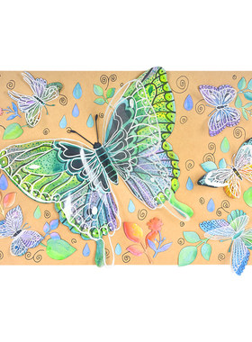 手工diy美术材料包画画绘画课程