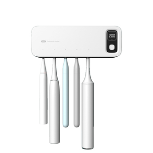 柯柏蓝智能牙刷消毒器紫外线杀菌风干盒简约风电动牙膏牙刷置物架
