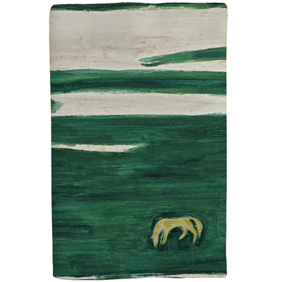 常玉原野之马布艺书衣手帐本定制