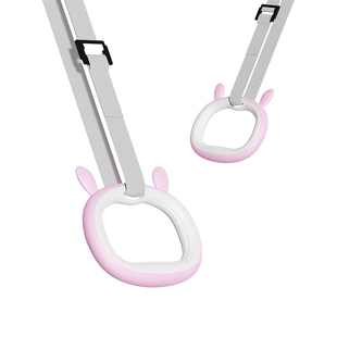 战客儿童吊环可调节家用引体向上单杠小孩拉伸增高助长神器手拉环