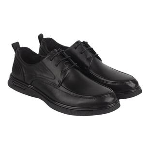 和诚行 秋冬款百搭商务休闲皮鞋男系带舒适真皮皮鞋1690040