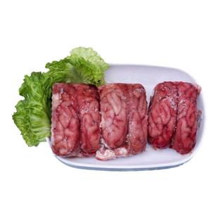 鲜冻猪脑96副 新鲜冷冻猪脑花带小脑猪脑子猪脑髓烧烤火锅商用