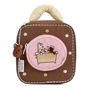 VANWALK Pingu女生出游随身便携手提洗漱包干湿分离化妆包收纳包