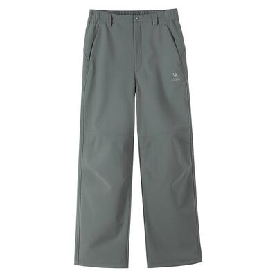 骆驼户外休闲裤工装裤男直筒防风软壳裤伞兵裤保暖登山裤长裤女