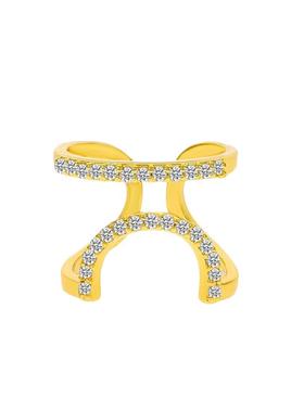 女混合材质欧美超闪戒指