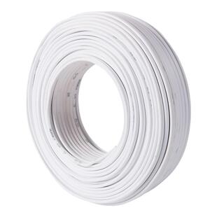 纯铜紫铜双绞花线RVS2芯/0.5/0.75/1/1.5/2.5平方消防家用灯头线