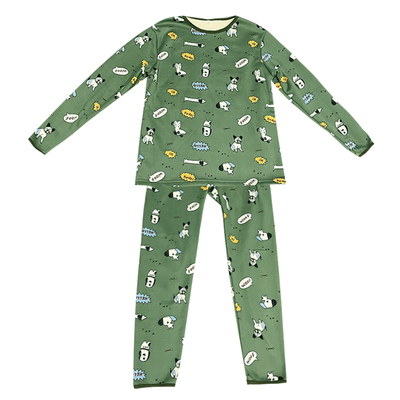 胖童内衣套装冬季加肥保暖家居服