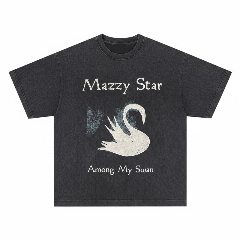 Mazzy Star 天鹅 短T恤