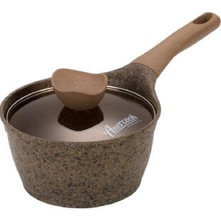 Amercook阿尔菲塔宝宝辅食锅家用麦饭石汤锅不粘锅电磁炉热奶锅