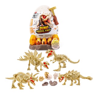 【自营】zuru新品爆裂小子恐龙蛋化石考古琥珀挖掘声光霸王龙盲盒