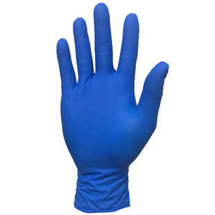 瑞扬一次性手套加厚蓝白丁腈橡胶防滑防油耐酸碱家用美容食品工业
