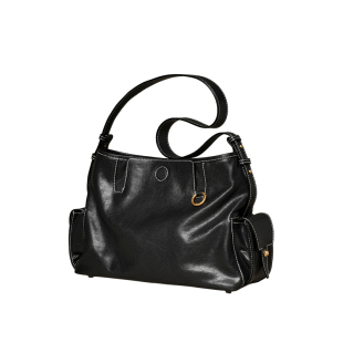 KAISER凯撒植鞣牛皮包包女新款托特包大容量单肩包腋下包真皮女包