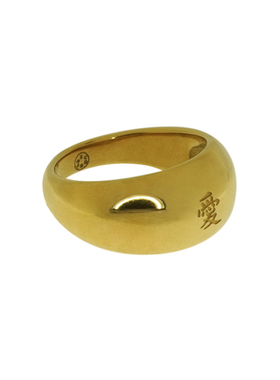 气质个性18k镀金百搭防过敏戒指