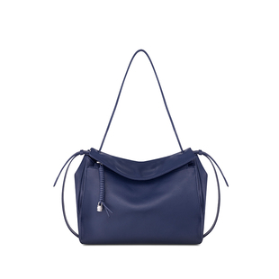 [礼物]loeuvre牛皮单肩包女士26新品简约通勤托特手提包 FA5AB344