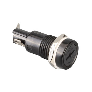 R3-11B 保险丝座 防水座 10A250V 十字型保险管座  开孔12.5 胶木