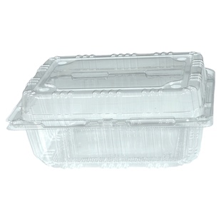 一次性水果盒透明塑料盒子500克一斤装包装盒有盖草莓水果打包盒