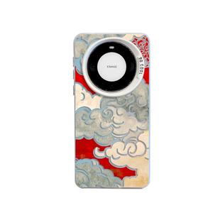 适用华为mate80promax新年手机壳70国风红霞金祥云60新中式50荣耀X40高级感magic7马年6创意5红色4套