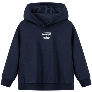 【新年红色】李维斯儿童加绒套装男童卫衣长裤子2026新款拜年衣服