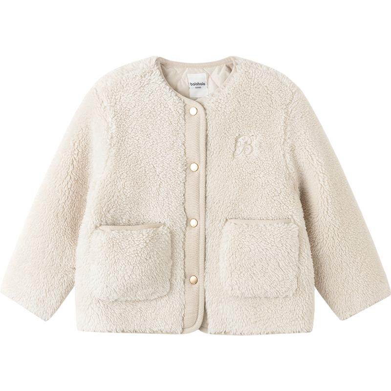 巴拉巴拉女童棉服中大童棉衣外套