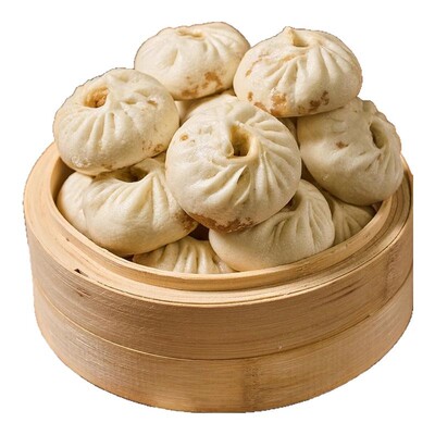王继莲鲜肉小笼包老面发酵百年传承手工早餐加热即食包子240g/袋