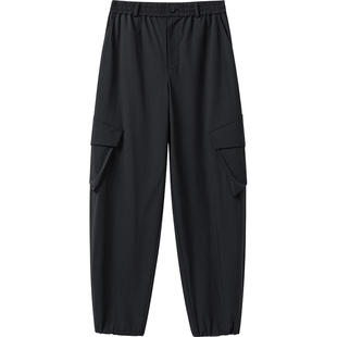 播商场同款防泼水防晒工装休闲裤女春秋新款宽松长裤BDS1KD1483