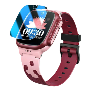 适用小天才手表膜d3钢化膜儿童电话手表D3少儿版保护膜Q1S全屏覆盖Z1S高清防爆表盘膜Q2贴膜保护套软壳d3表带