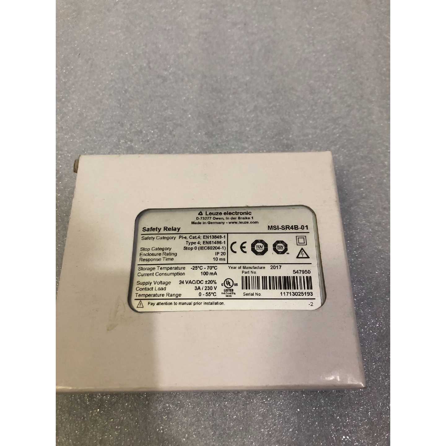 【议价-可维修】LEUZE测 安全继电器 MSI-SR4B-01/二手均有货