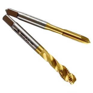 克利夫兰进口合资螺旋机用丝锥先端丝攻M2/3钢用不锈钢用金色涂层