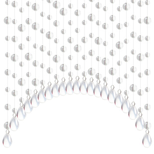 水晶珠帘门帘隔断帘子客厅过道装饰家用窗帘卧室玄关挂帘网红珠链