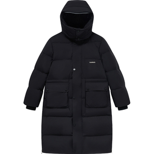 【三防鹅绒】英氏女童羽绒服长款过膝冬季儿童中大童加厚防寒外套