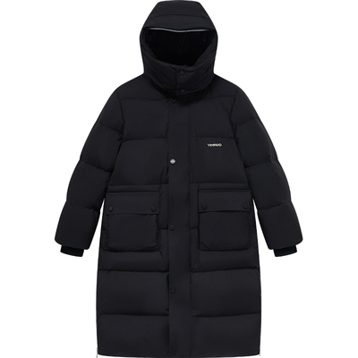 英氏长款男女童加厚鹅绒羽绒服