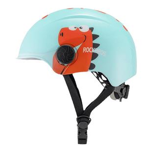 洛克兄弟儿童自行车骑行头盔男女孩滑步车半盔安全帽轮滑骑行装备