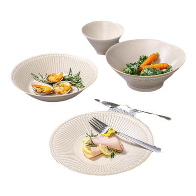 艾碧十草陶瓷内山窑十件套餐盘