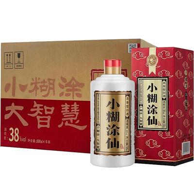 小糊涂仙38度500ml×6瓶浓香白酒