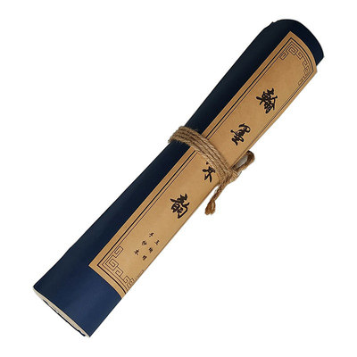 新中式深蓝色印谱样板房书籍摆件