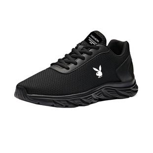 花花公子男鞋2025秋冬新款运动鞋男士网面透气休闲鞋男减震跑步鞋