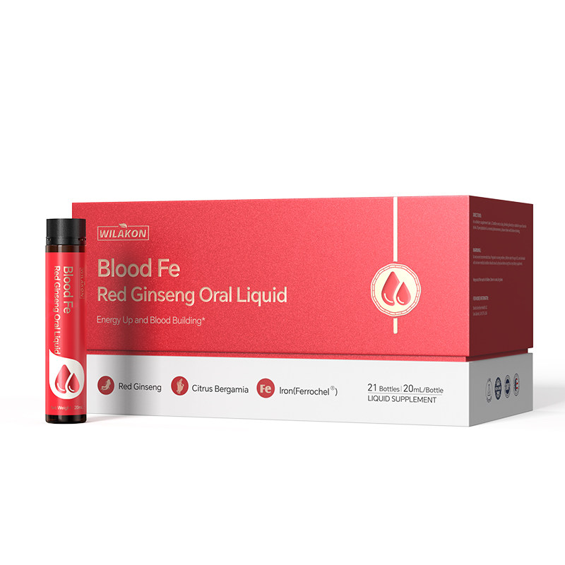 美国进口WILAKON红参气血饮调理体虚补铁