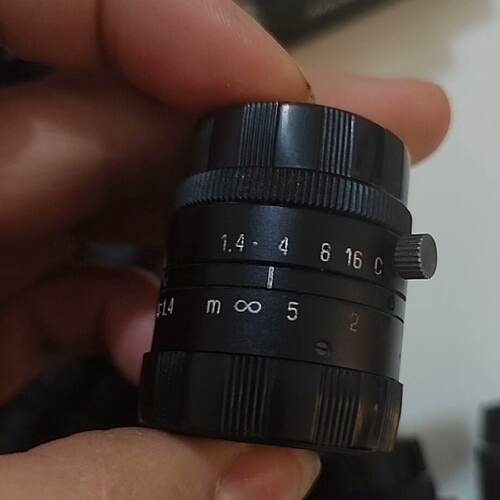 议价Japanese Original Industrial Camera Lens 25Mm F1.4 C-Mou