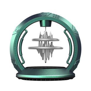 车载香薰太阳能旋转高档中控台摆件汽车香水车内装饰用品香氛男士