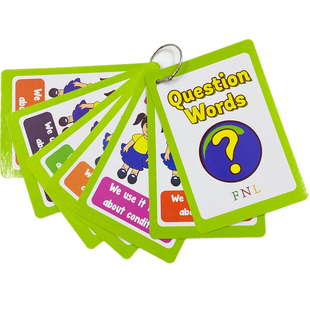 英语疑问词使用方法麦芽小达人点读闪卡儿童英文早教启蒙认知卡片