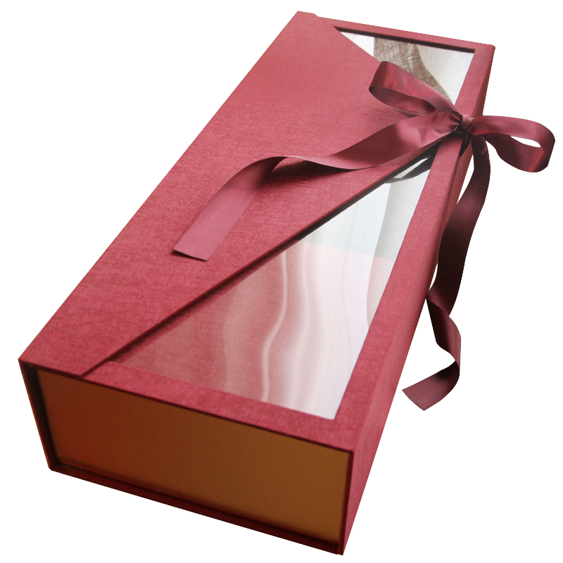 果子铺子高级感礼品盒透明有钱花香烟包装盒男生生日礼物盒空盒子