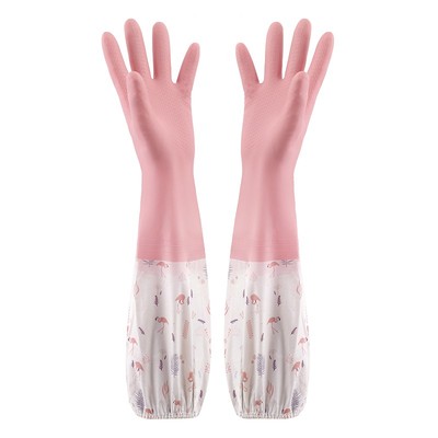 冬季干活橡胶皮耐用型洗碗手套