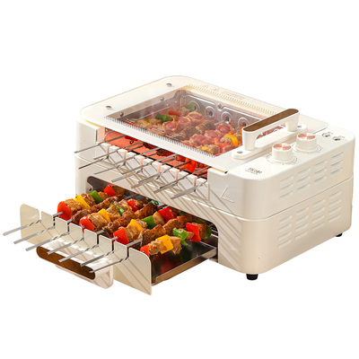 乐串烤涮一体自动旋转烧烤机