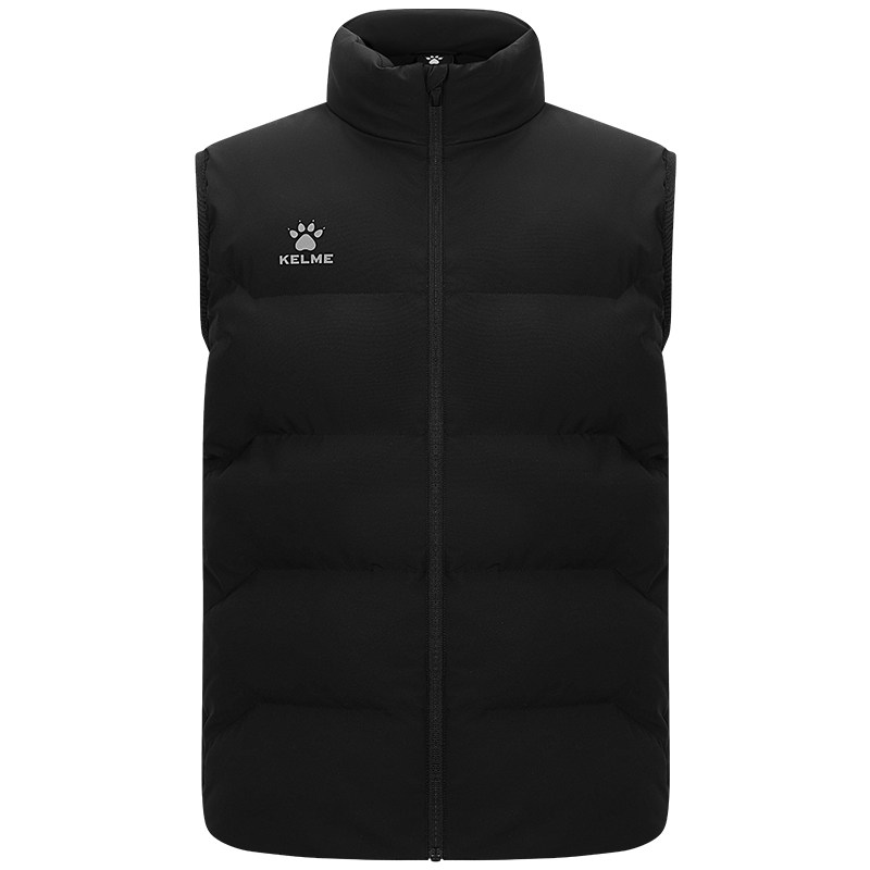 KELME卡尔美运动马甲棉服男冬足球训练跑步背心加厚马夹外套坎肩