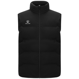 KELME卡尔美运动马甲棉服男冬足球训练跑步背心加厚马夹外套坎肩