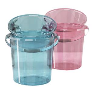 加厚透明水桶家用手提塑料大号洗衣桶大容量手提学生宿舍储水桶子