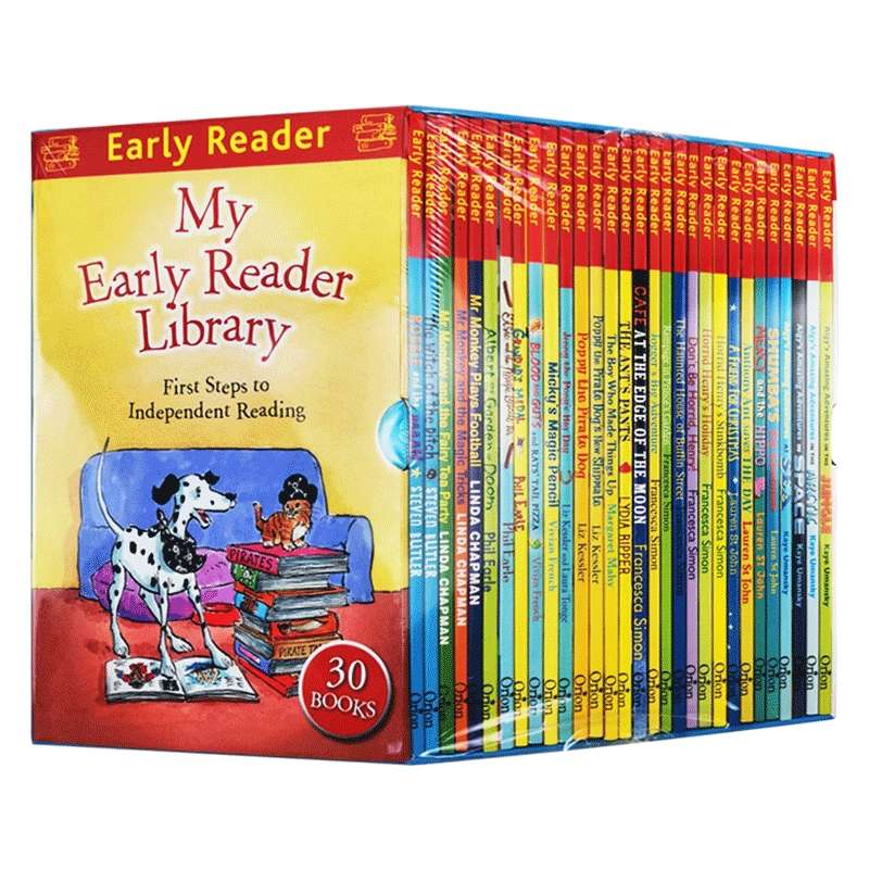 哈榭少儿英语早期阅读桥梁书 30册彩色套装 英文原版绘本 My Early Reader Library 儿童故事文学书 进口英文版课外读物