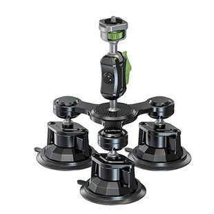 LanParte兰帕特全景运动相机insta360onex2X3X5 吸盘车载第三人称视角汽车载拍摄固定延长杆支架VR抖音短视频