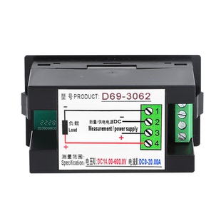 直流数显电压表电流表功率表电量计量显示模块12v600V20a50a100a